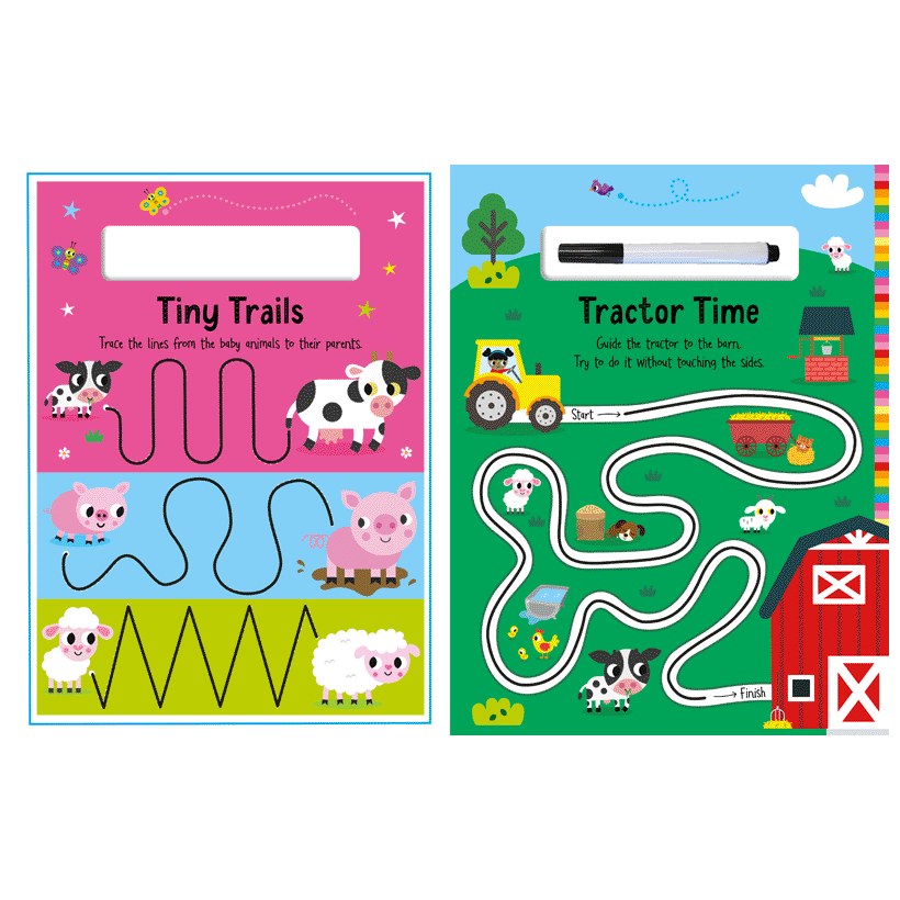 Product image 5 of Farm Animals, a sticker activity book for ages 3+, by Make Believe Ideas.