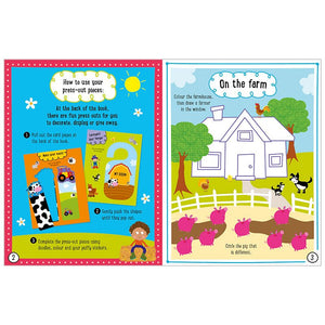 Product image 3 of Farmyard Fun, a sticker activity book for ages 3+, by Make Believe Ideas.