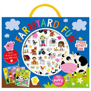 Product image 1 of Farmyard Fun Sticker Activity Case, a box set for ages 4+, by Make Believe Ideas.