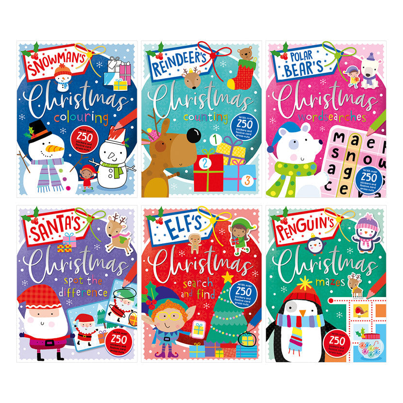 Product image 1 of Festive Collection Activity Books, a pack for ages 3+, by Make Believe Ideas.