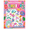 Product image 1 of Fierce and Fabulous Dinosaurs Activity Book, a sticker activity book for ages 4+, by Make Believe Ideas.