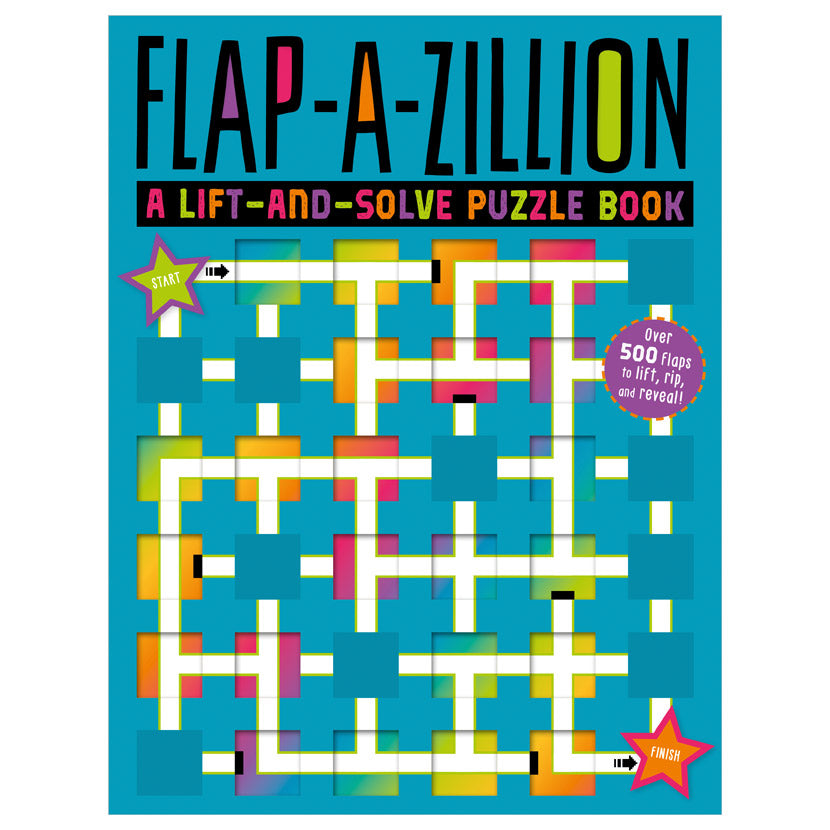 Product image 1 of Flap-a-Zillion Puzzle Book, a sticker activity book for ages 6+, by Make Believe Ideas.
