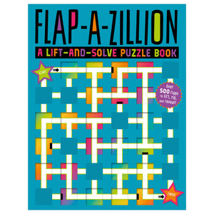 Product image 1 of Flap-a-Zillion Puzzle Book, a sticker activity book for ages 6+, by Make Believe Ideas.