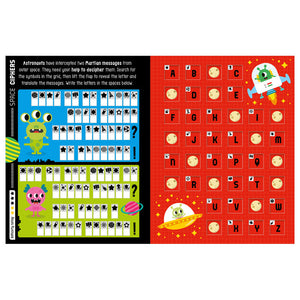 Product image 2 of Flap-a-Zillion Puzzle Book, a sticker activity book for ages 6+, by Make Believe Ideas.