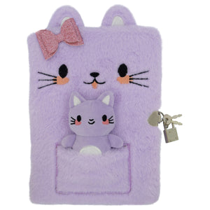 Product image 1 of Fluffy Kitty Diary, a stationery item for ages 7+, by Make Believe Ideas.