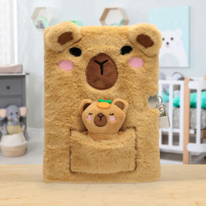 Product image 2 of Furry Capybara Diary, a stationery item for ages 3+, by Make Believe Ideas.