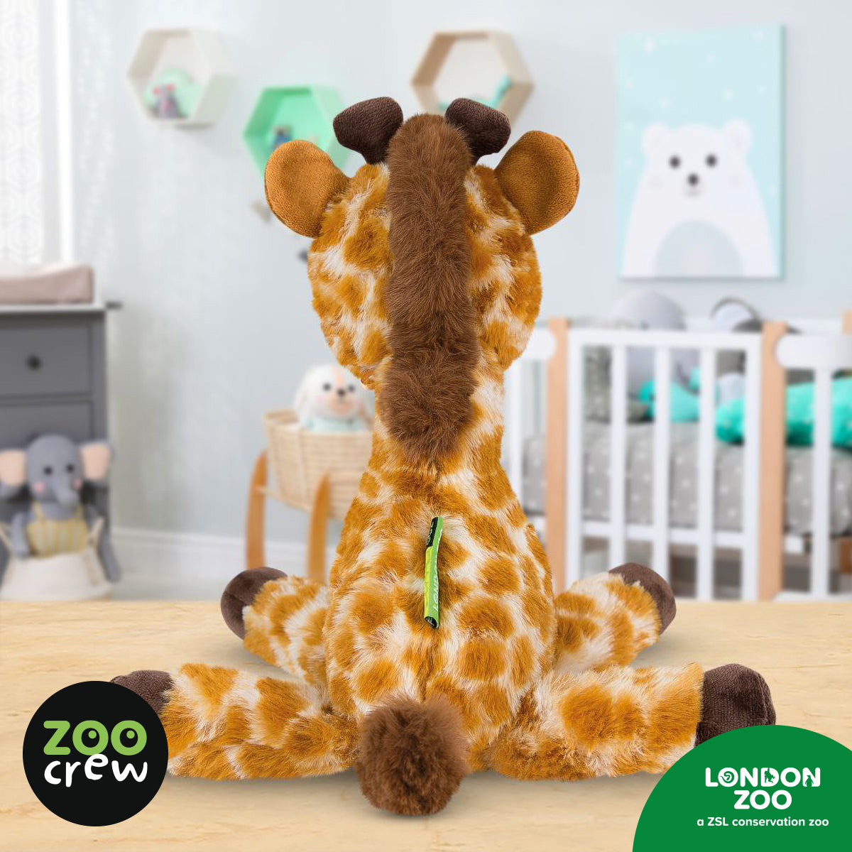 Product image 4 of Giggles the Giraffe, a plush toy for ages 0+, by Make Believe Ideas.