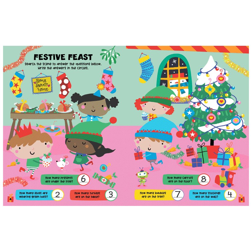 Product image 13 of Gingerbread Friends Activity Book, a sticker activity book for ages 4+, by Make Believe Ideas.