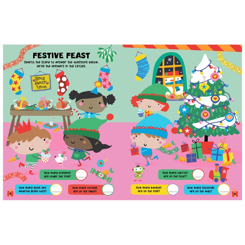 Product image 14 of Gingerbread Friends Activity Book, a sticker activity book for ages 4+, by Make Believe Ideas.