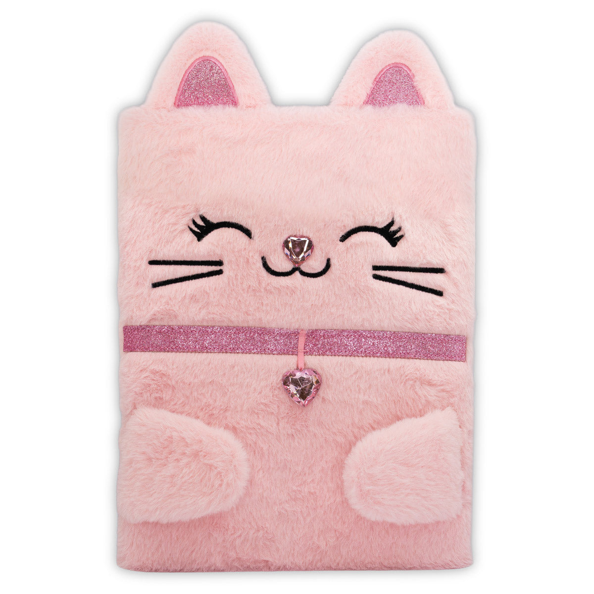 Product image 1 of Glitter Gem Kitty Sketchbook, a stationery item for ages 7+, by Make Believe Ideas.