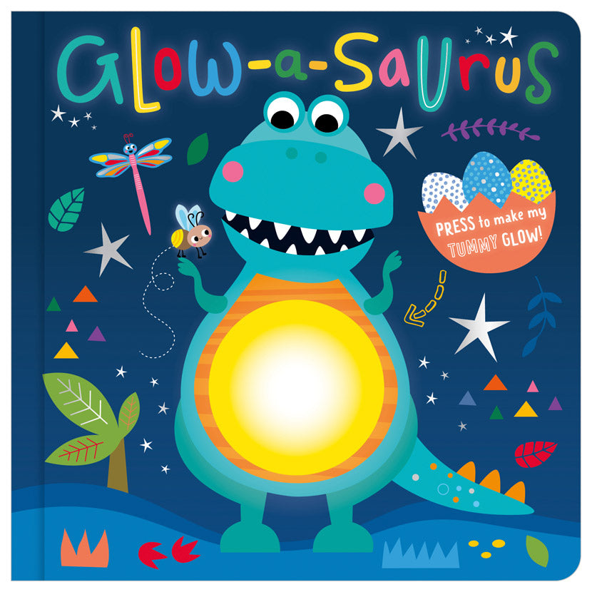Product image 1 of Glow-a-saurus, a board book for ages 0+, by Make Believe Ideas.