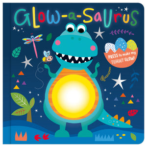 Product image 1 of Glow-a-saurus, a board book for ages 0+, by Make Believe Ideas.