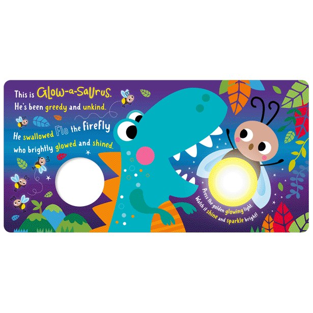 Product image 3 of Glow-a-saurus, a board book for ages 0+, by Make Believe Ideas.