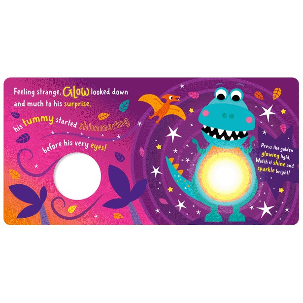 Product image 5 of Glow-a-saurus, a board book for ages 0+, by Make Believe Ideas.