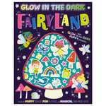 Product image 1 of Glow in the Dark Fairyland Activity Book, a sticker activity book for ages 4+, by Make Believe Ideas.