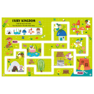 Product image 3 of Glow in the Dark Fairyland Activity Book, a sticker activity book for ages 4+, by Make Believe Ideas.