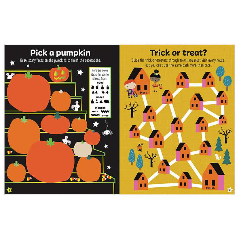 Product image 2 of Glow in the Dark Puffy Stickers Happy Halloween!, a sticker activity book for ages 4+, by Make Believe Ideas.
