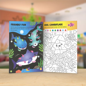 Product image 5 of Glow in the Dark Underwater Wonders, a sticker activity book for ages 4+, by Make Believe Ideas.