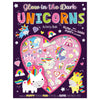 Product image 1 of Glow in the Dark Unicorns Activity Book, a sticker activity book for ages 4+, by Make Believe Ideas.