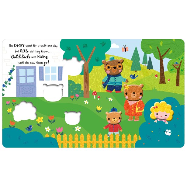 Product image 4 of Goldilocks and the Three Bears, a board book for ages 0+, by Make Believe Ideas.