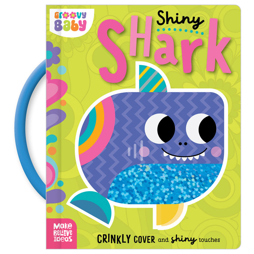 Product image 1 of Groovy Baby Shiny Shark, a board book for ages 0+, by Make Believe Ideas.