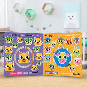 Product image 4 of Groovy Baby Spin and Find, a board book for ages 0+, by Make Believe Ideas.