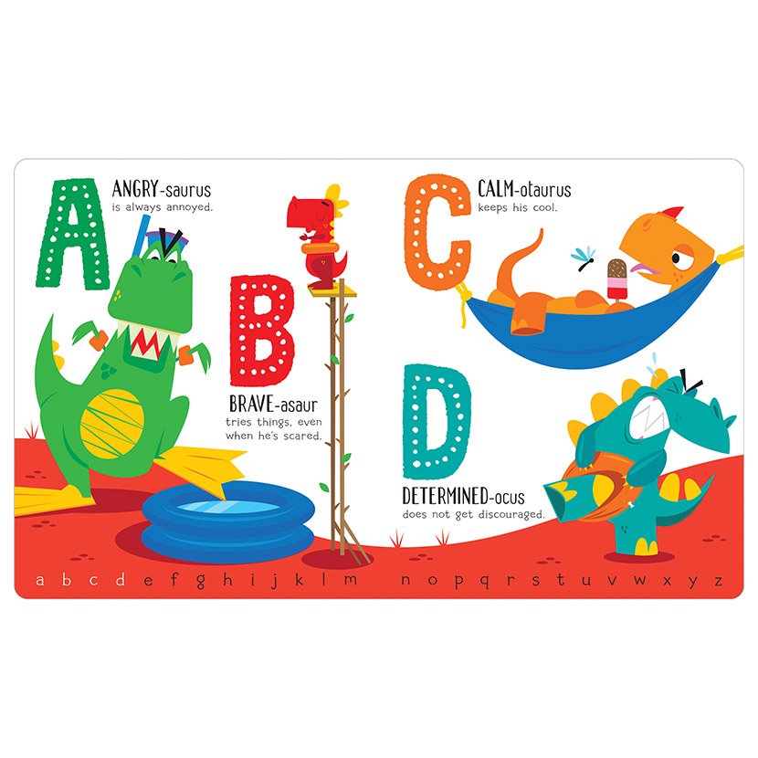 Product image 2 of H is for Happy-saurus, a board book for ages 3+, by Make Believe Ideas.