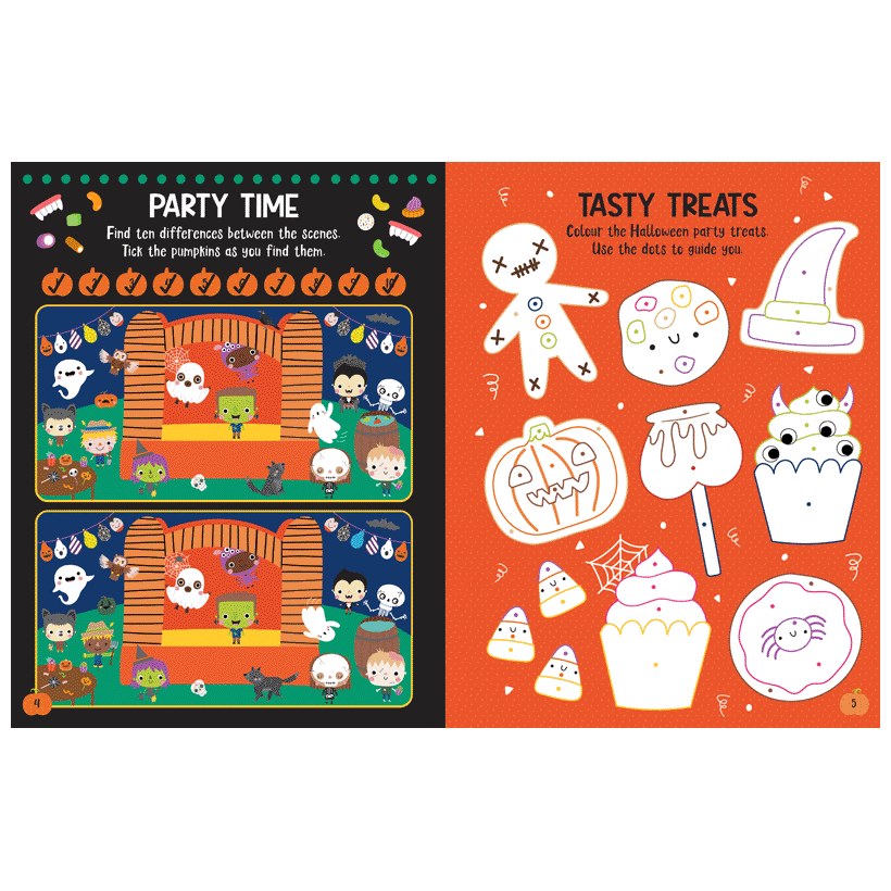Product image 9 of Halloween Party Activity Book, a sticker activity book for ages 4+, by Make Believe Ideas.