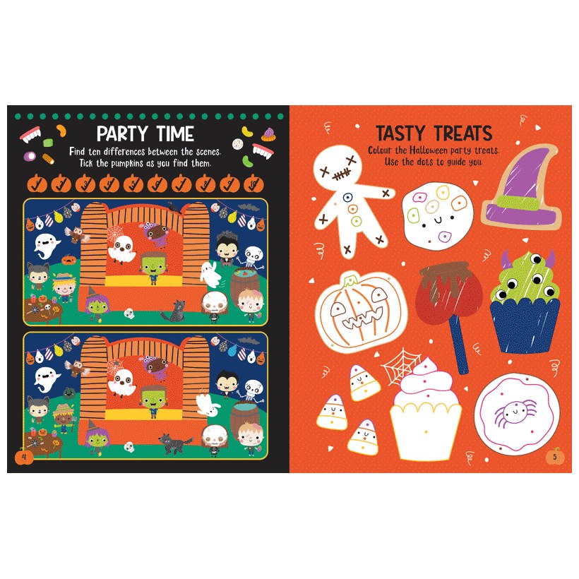 Product image 10 of Halloween Party Activity Book, a sticker activity book for ages 4+, by Make Believe Ideas.