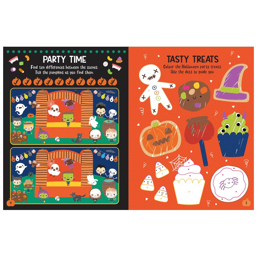 Product image 11 of Halloween Party Activity Book, a sticker activity book for ages 4+, by Make Believe Ideas.