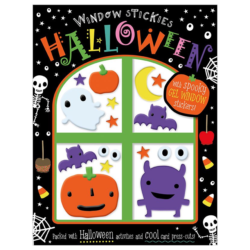 Product image 1 of Halloween Window Stickies Activity Book, a sticker activity book for ages 3+, by Make Believe Ideas.