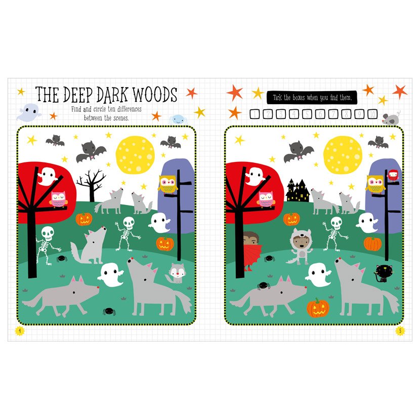 Product image 2 of Halloween Window Stickies Activity Book, a sticker activity book for ages 3+, by Make Believe Ideas.