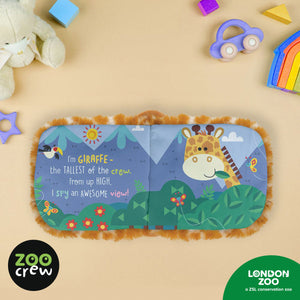 Product image 3 of Hand-Puppet Cloth Book Giraffe, a cloth book for ages 0+, by Make Believe Ideas.