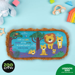 Product image 3 of Hand-Puppet Cloth Book Lion, a cloth book for ages 0+, by Make Believe Ideas.