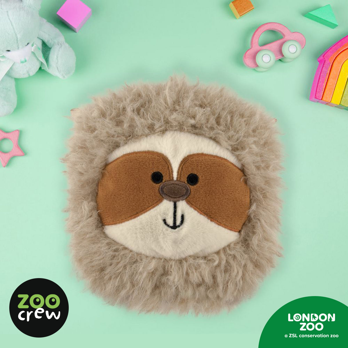 Product image 2 of Hand-Puppet Cloth Book Sloth, a cloth book for ages 0+, by Make Believe Ideas.