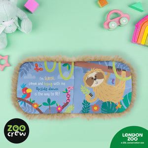 Product image 3 of Hand-Puppet Cloth Book Sloth, a cloth book for ages 0+, by Make Believe Ideas.