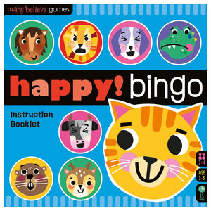 Product image 1 of Happy! Bingo, a game for ages 3+, by Make Believe Ideas.