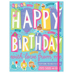 Product image 1 of Happy Birthday With Love From Me, a stationery item for ages 6+, by Make Believe Ideas.