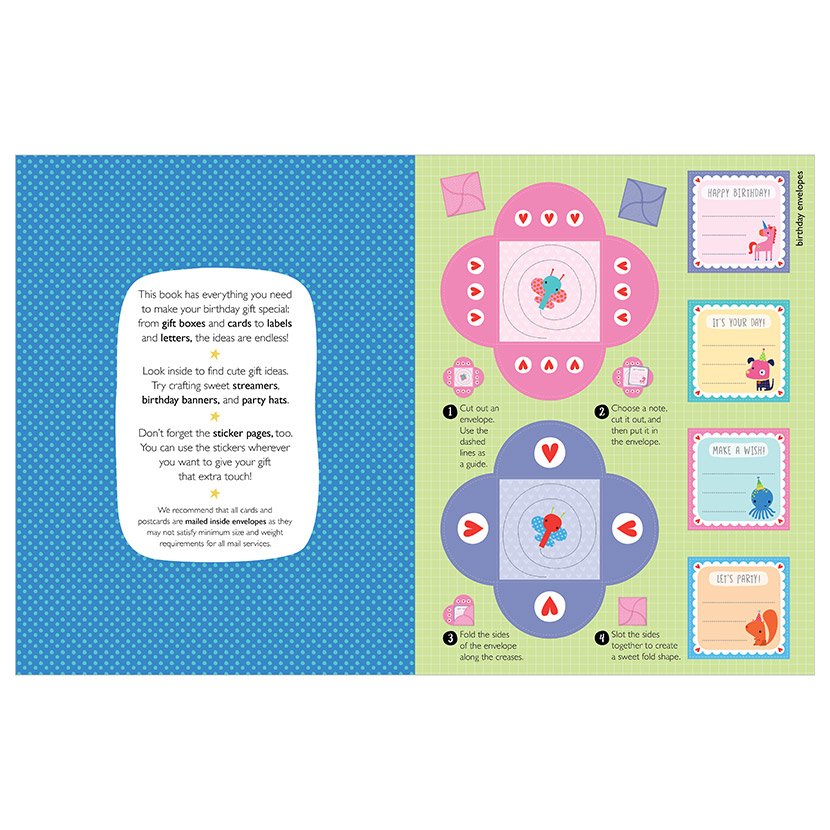 Product image 2 of Happy Birthday With Love From Me, a stationery item for ages 6+, by Make Believe Ideas.
