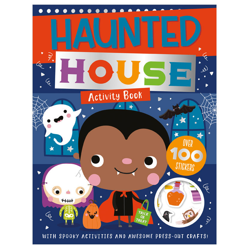 Product image 1 of Haunted House Activity Book, a sticker activity book for ages 4+, by Make Believe Ideas.