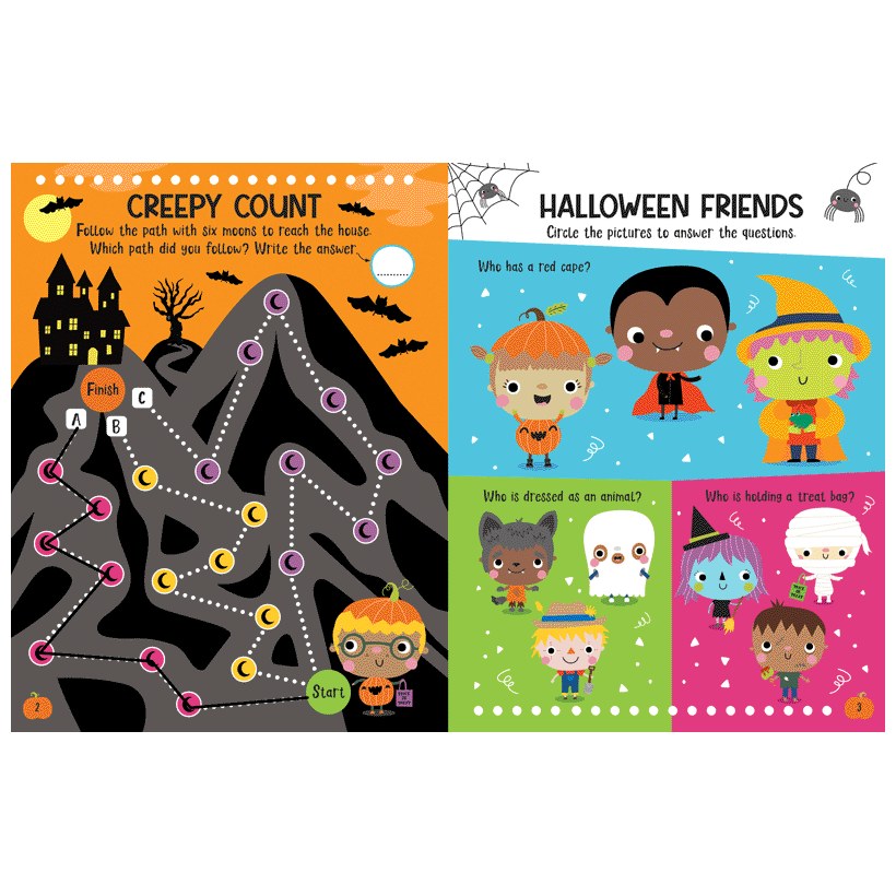 Product image 3 of Haunted House Activity Book, a sticker activity book for ages 4+, by Make Believe Ideas.