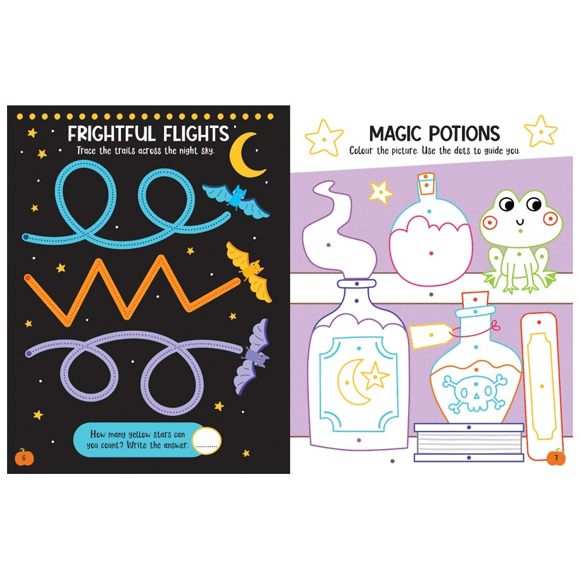 Product image 8 of Haunted House Activity Book, a sticker activity book for ages 4+, by Make Believe Ideas.