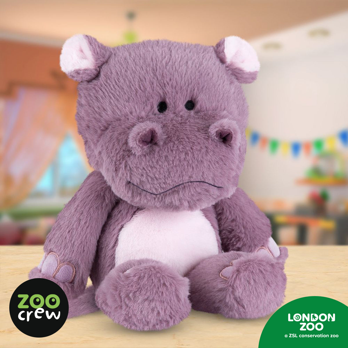 Product image 2 of Honey the Pygmy Hippo, a plush toy for ages 0+, by Make Believe Ideas.