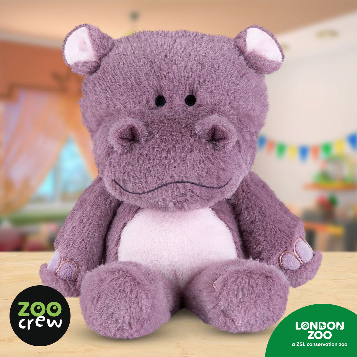 Product image 3 of Honey the Pygmy Hippo, a plush toy for ages 0+, by Make Believe Ideas.