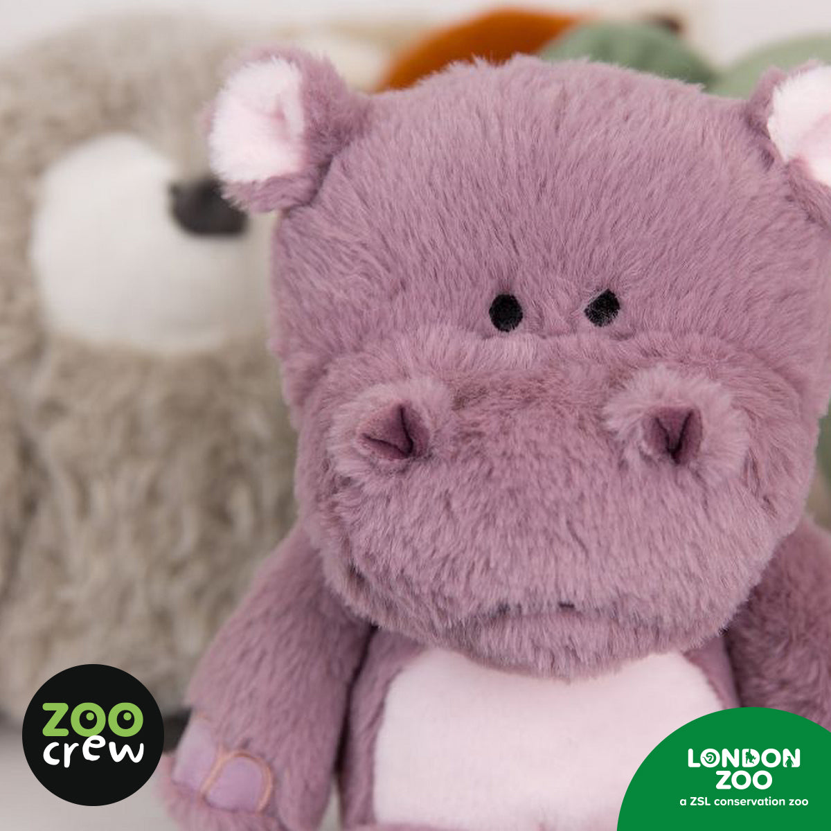 Product image 5 of Honey the Pygmy Hippo, a plush toy for ages 0+, by Make Believe Ideas.