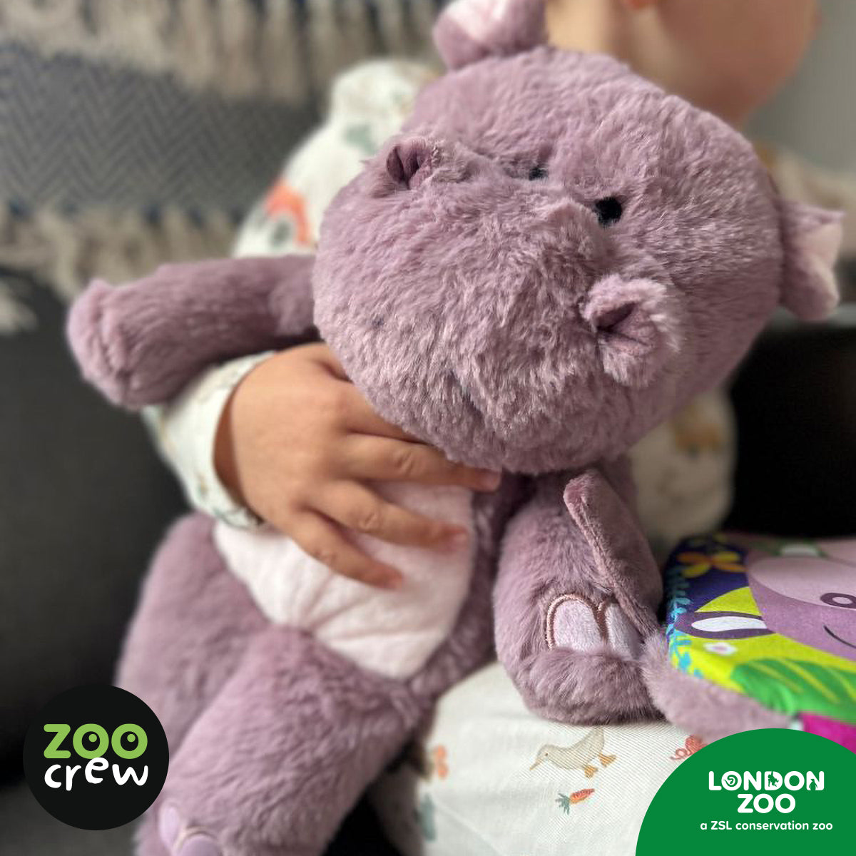 Product image 6 of Honey the Pygmy Hippo, a plush toy for ages 0+, by Make Believe Ideas.