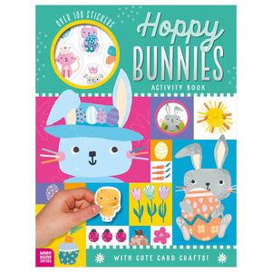Product image 1 of Hoppy Bunnies Activity Book, a sticker activity book for ages 4+, by Make Believe Ideas.