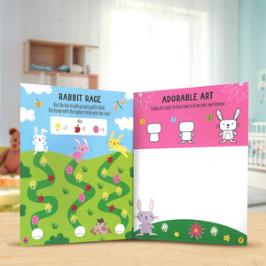Product image 5 of Hoppy Bunnies Activity Book, a sticker activity book for ages 4+, by Make Believe Ideas.