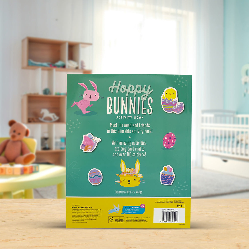Product image 6 of Hoppy Bunnies Activity Book, a sticker activity book for ages 4+, by Make Believe Ideas.