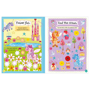 Product image 3 of I Love Unicorns, a sticker activity book for ages 4+, by Make Believe Ideas.
